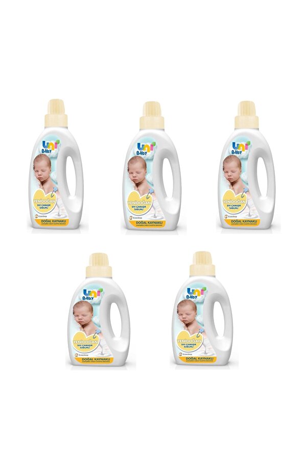 Uni Baby Çamaşır Sabunu Yenidoğan 1500 ml 5 Adet