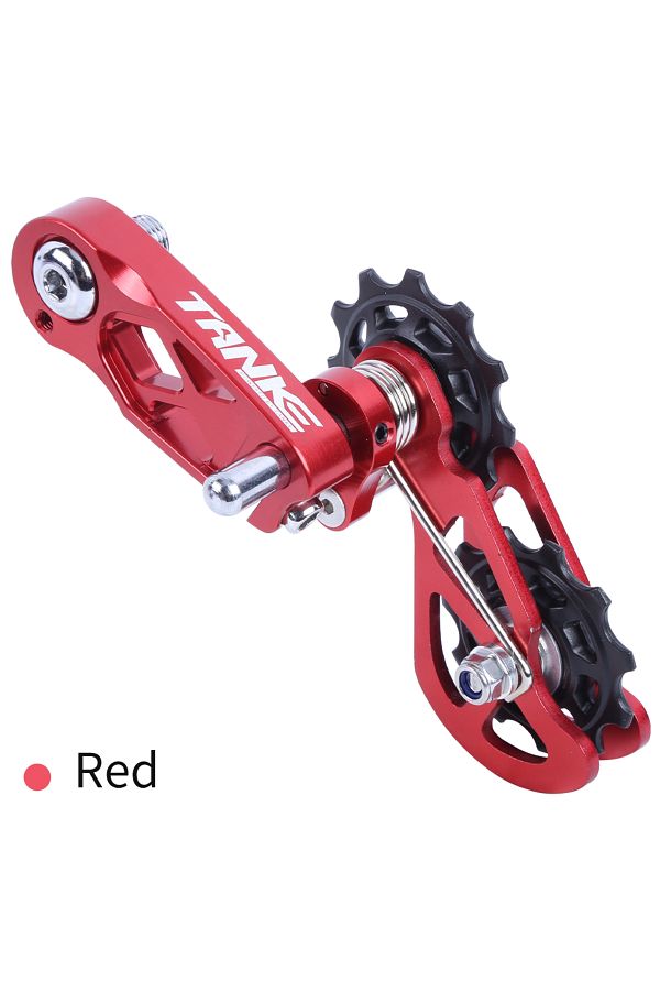 Single speed mountain bike chain tensioner clearance