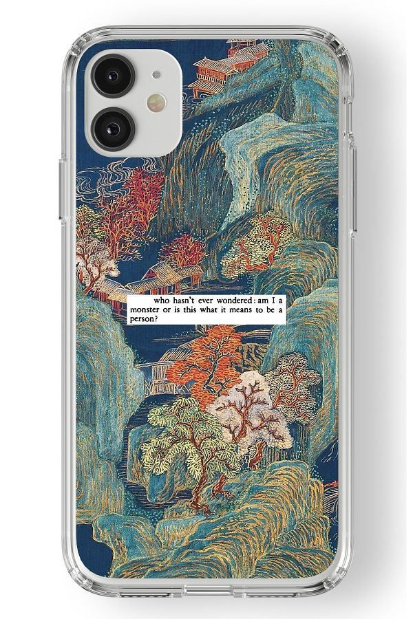 Multitronic-iPhone 11 Compatible Am I Monster Design Printed Transparent Case 1