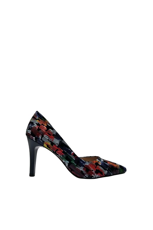 Hobby-24448 Model Printed Leather Stiletto Shoes 1