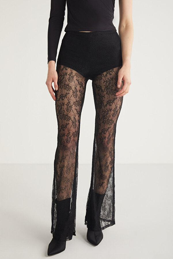 Schwarze spitzenhose Clearance