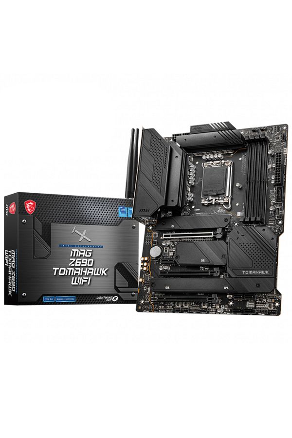 MSI-Mag Z690 Tomahawk WiFi DDR5 HDMI DP PCIE 16x V5.0 1700p ATX 1