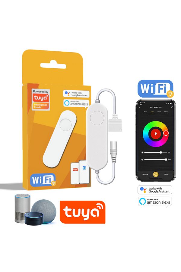 Choice-Tuya Rgb Controller Wifi Dimmer 12-24v Smartlife Controller For Rgb Led Strip 4pin Controller Wo... 1