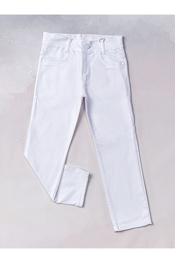 CEFRİ-Etç Baby Unisex Kids Linen Sports Trousers 1
