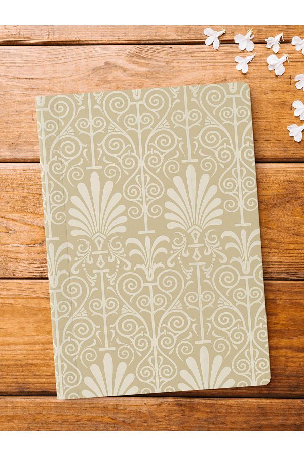 Postifull-Unlined Notebook, Boho Patterned Notebook, Notepad, Intellect and Memory Notebook, 64 Pages, 14*21cm 1