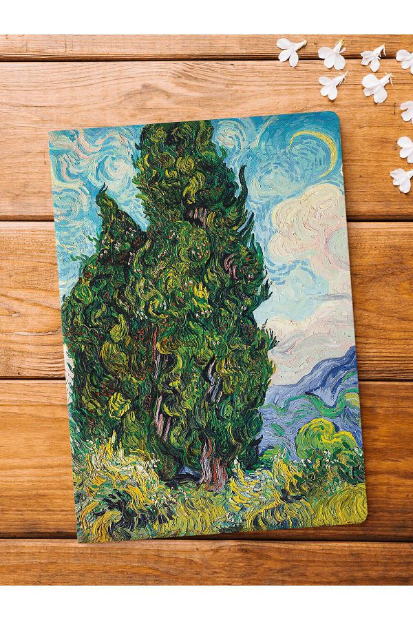 Postifull-Unlined Notebook, Modern Art Notebook, Monet Themed Notepad 64 Sheets, 14*21cm 1