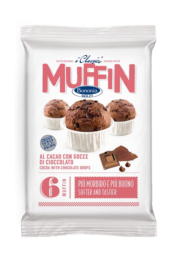 BONONIA DOLCI-Cocoa Muffin with Chocolate Drops 1