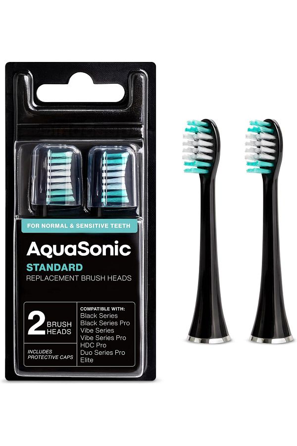 Aqua Sonic-AquaSonic Toothbrush - for Normal and Sensitive Teeth, with Replacement Brush Head Compatible with Handle 1