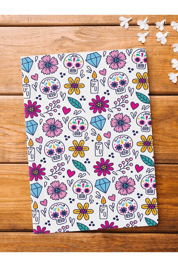 Postifull-Unlined Notebook, Indie Groovy Notebook, Notepad, Intellect and Memory Notebook, 64 Pages, 14*21cm 1