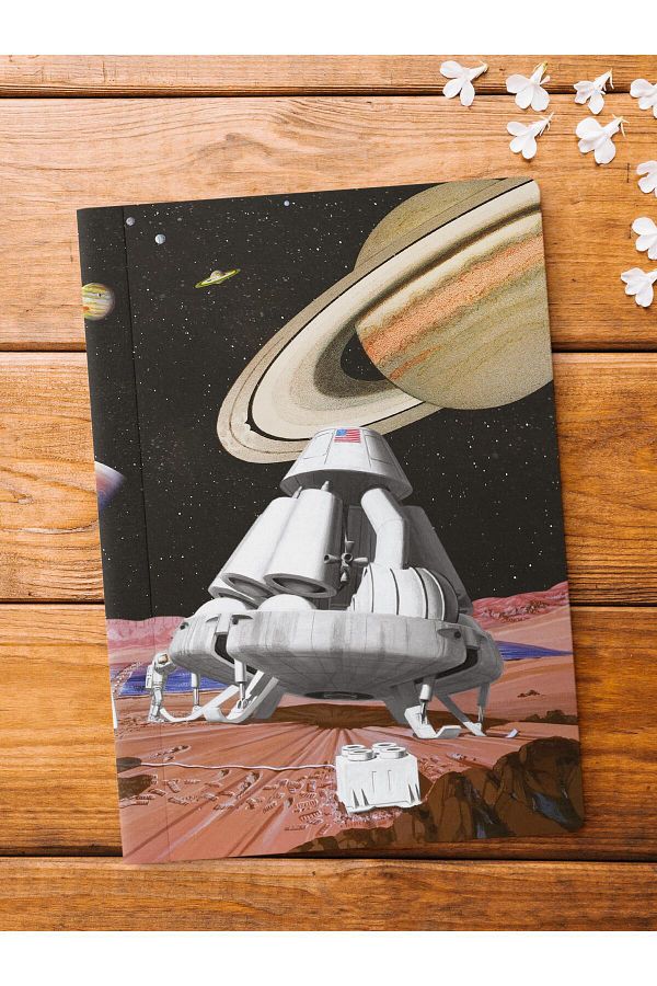 Postifull-Unlined Notebook, Vintage Retro Themed Notebook, Notepad, Vintage Notebook, 64 Pages 14*21cm 1