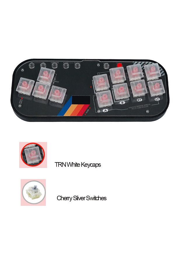 RetroScaler-Mini HitBox Controller SOCD Arcade Stick Keyboard RGB Cherry Switch For PC Android PS4 Misterfpga 1