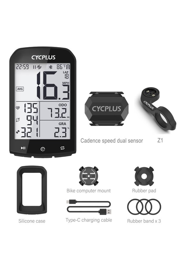 CYCPLUS M1 Gps Bicycle Computer Cycling Speedometer Bluetooth 5.0 Ant ...