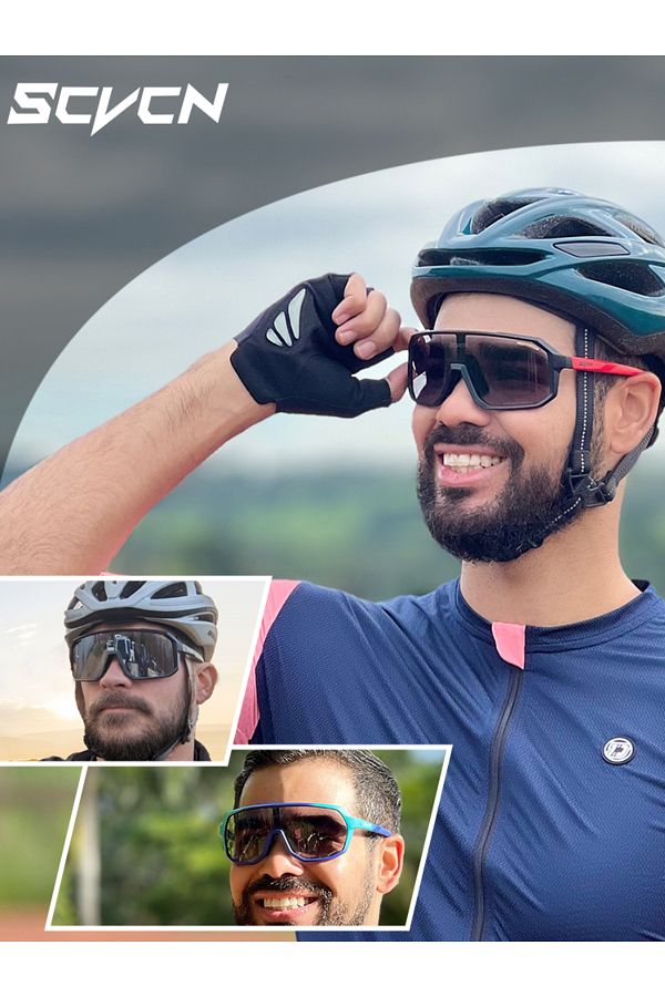 SCVCN Photochromic Cycling Sunglasses Men MTB bike Sports Cycling Glasses Goggles UV400 Woman Bic. Trendyol