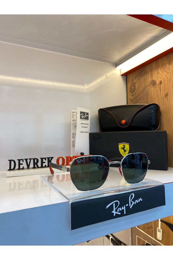 Ferrari ray ban hexagonal sunglasses clearance