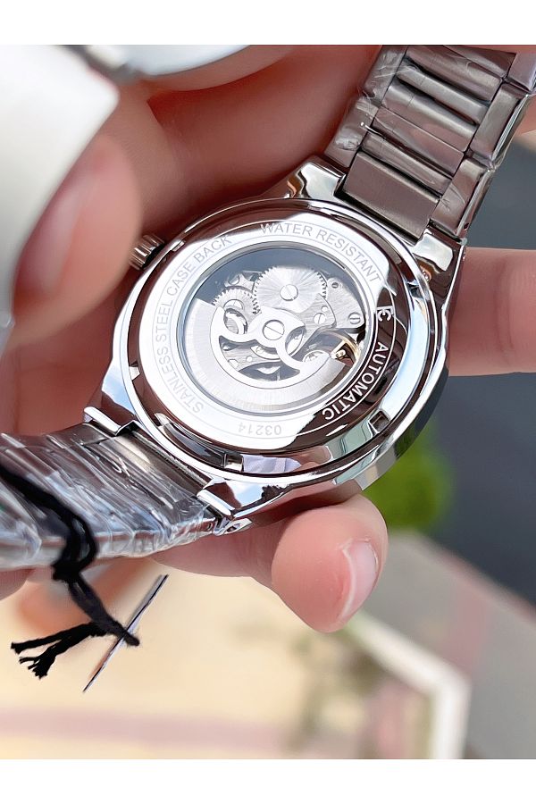 Ferrucci Luxury Design Automatic Active 30 Mt Water Resistant Men s Wristwatch with Steel Band Trendyol