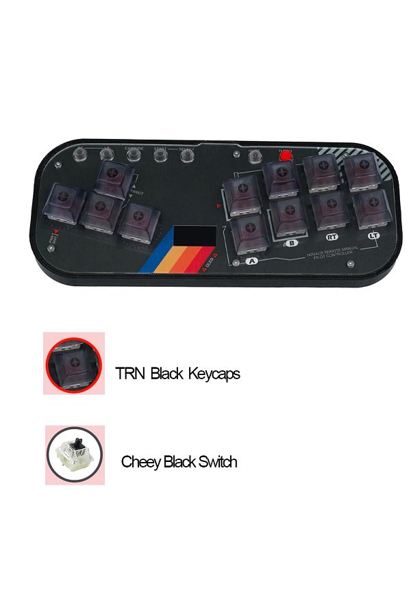 RetroScaler-Mini HitBox Controller SOCD Arcade Stick Keyboard RGB Cherry Switch For PC Android PS4 Misterfpga 1