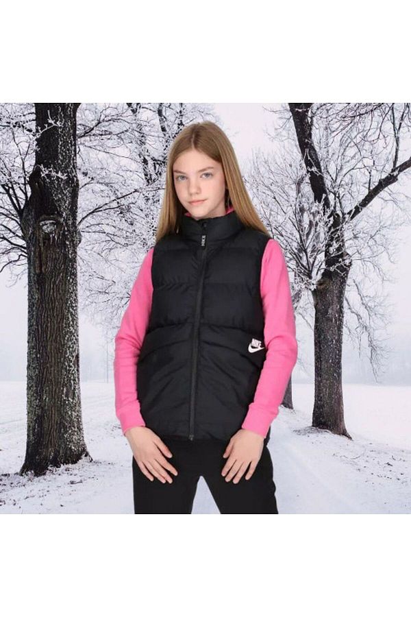 Nike Sportswear Synthetic Padded Unisex Children s Vest dr1888 010 WE RECOMMEND TO BUY ONE SIZE SMALLER Trendyol