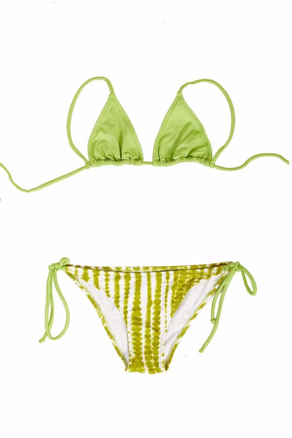 Argento-Bikini pentru fete cu model triunghi verde 1