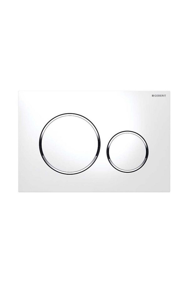 Geberit-Sigma20 Control Panel Matte White/glossy/matte White 115.882.jt.1 1