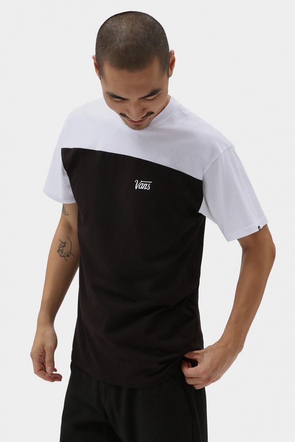 Vans-Ανδρικό μπλουζάκι Script Crew Block S/S-B VN0007G5Y281 1