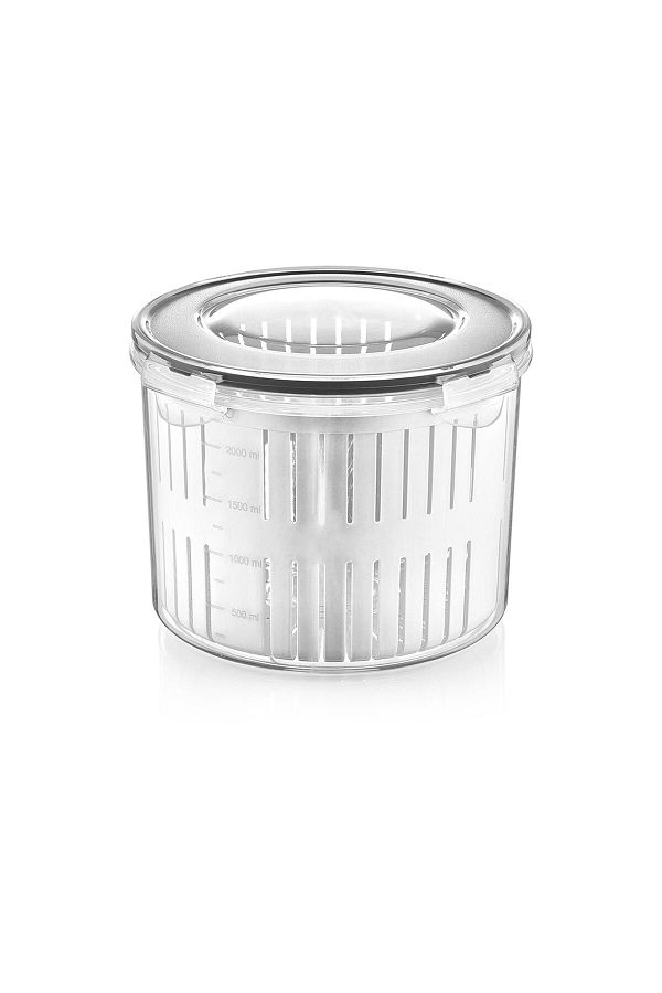 PlastArt-2500 ml Fresh Box Storage Container with Strainer 1