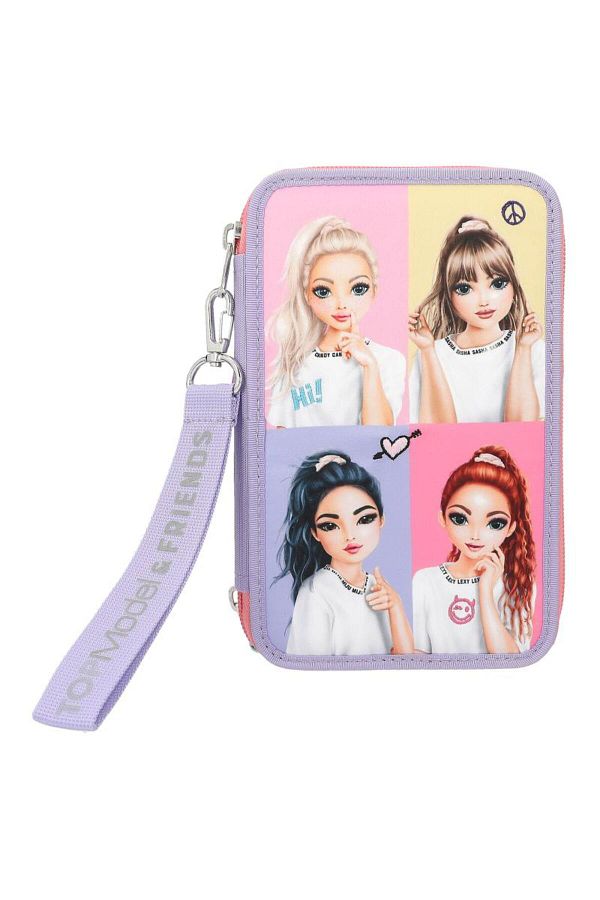 Top Model by Depesche-Top Model Snap Shots 3 Compartment Pencil Case 1