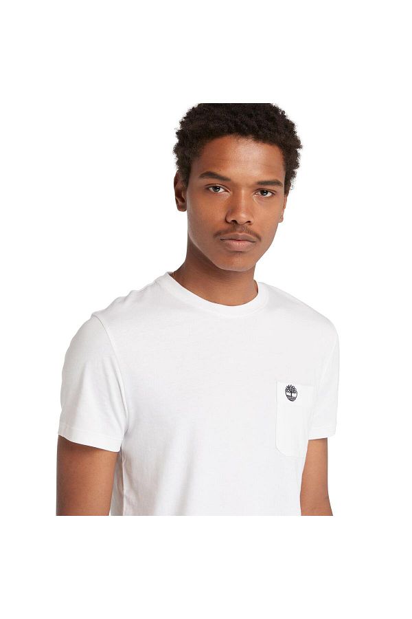 Timberland Chest Pocket Short Sleeve Tee Men s T Shirt TB0A2CQY1001 White 3XL Trendyol