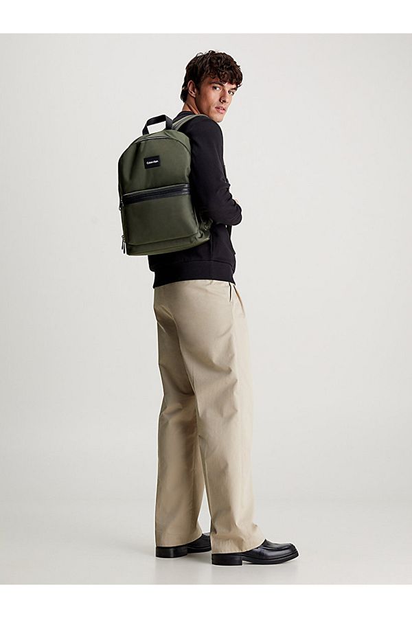 Calvin klein backpack green discount