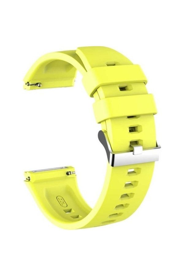 RakipsizPazar Lemfo Dt98 Compatible Band Gross Silicone Watch Band 22 k26 yellow Trendyol