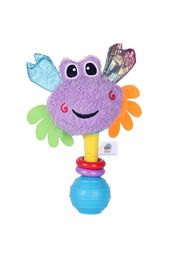 Sozzy Toys Toys El Çıngırağı Renkli Yengeç Çıngıraklı Oyuncak Szy179