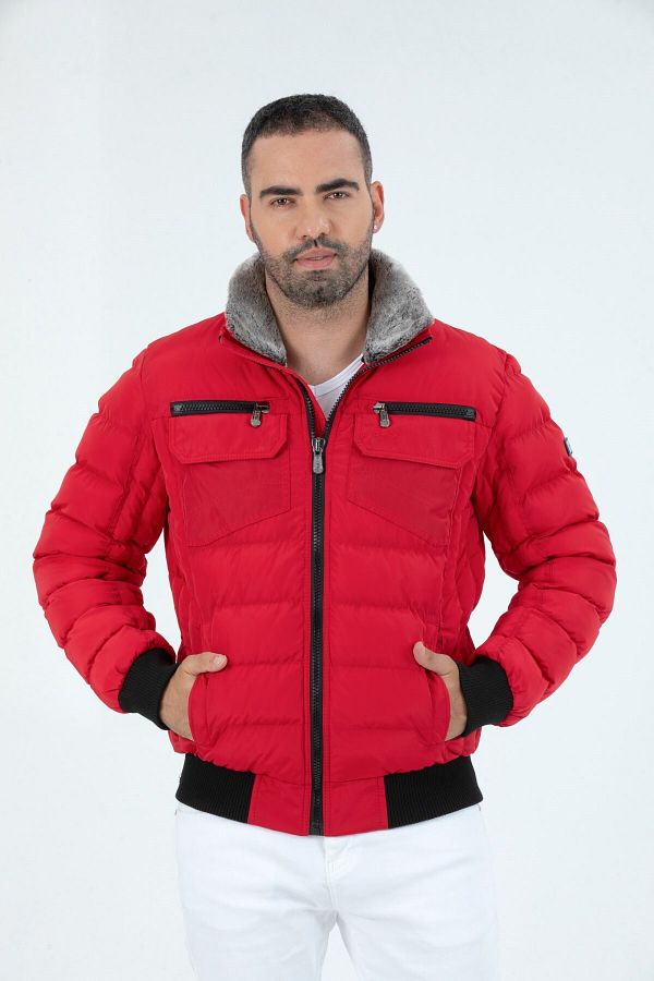 Hoodless puffer jacket new arrivals