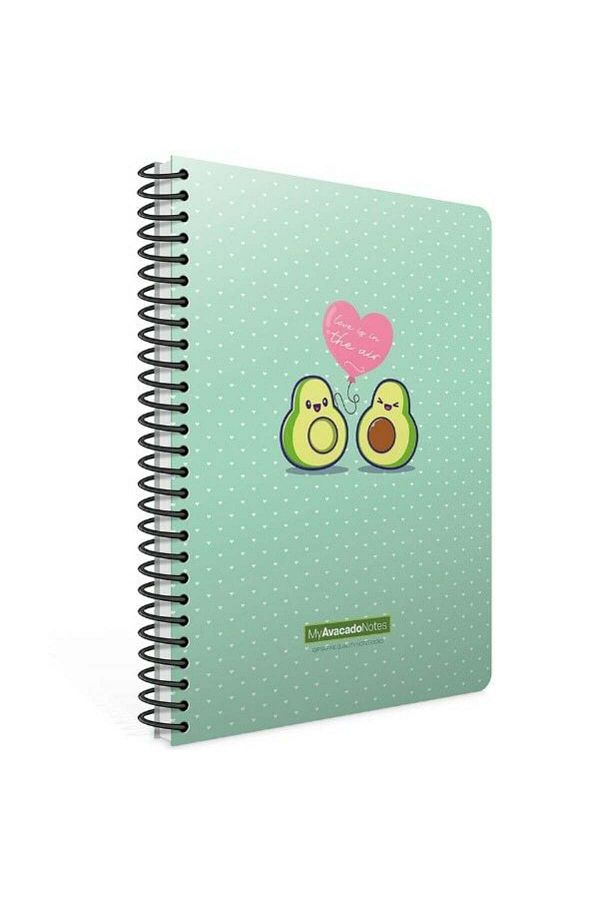 Gıpta-80 Sheets Avocado Spiral A4 Checkered Notebook - Model-6 1