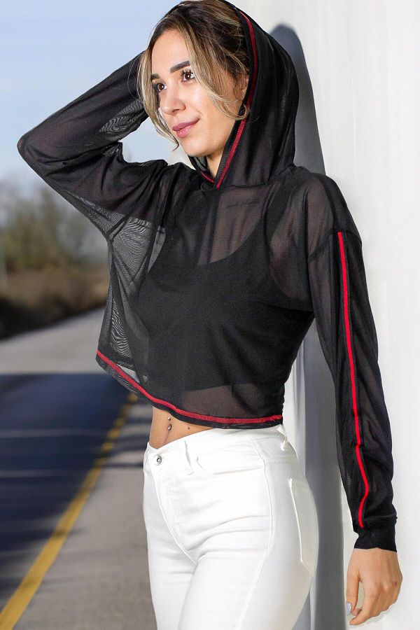 Mesh sweatshirt womens hotsell