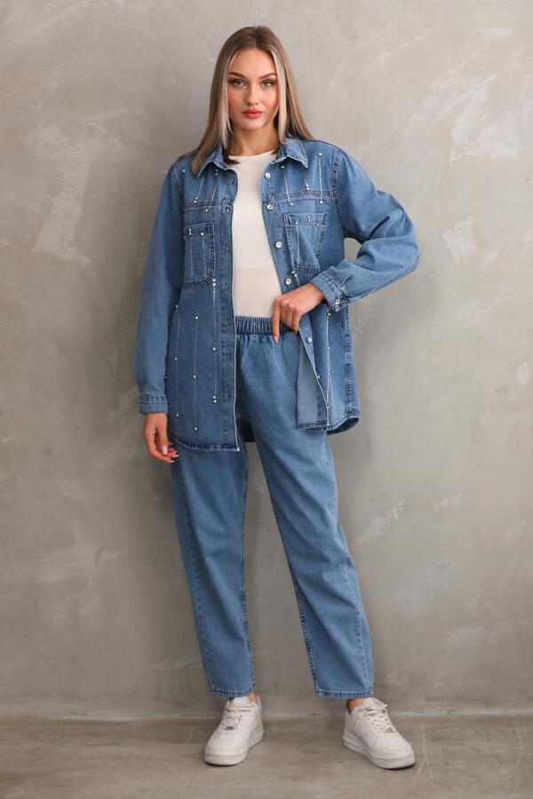 Flared Jeans Westbound Woman Jeans Westbound Women's Yağmut Motif