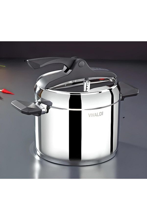 Vivaldi stainless steel pressure cooker clearance