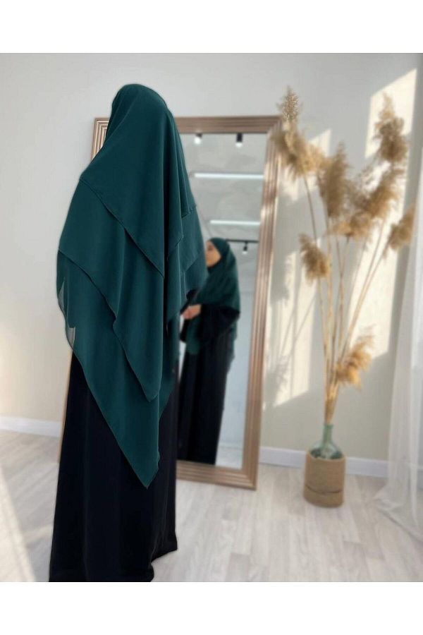 Mercan Hijab-THREE-LAYER CHIFFON SUFLE KHIMAR 1