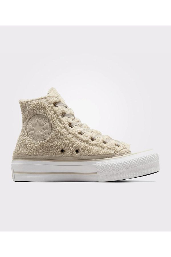 Converse Chuck Taylor All Star Lift Platform Winter Beige Women s Sneakers Trendyol