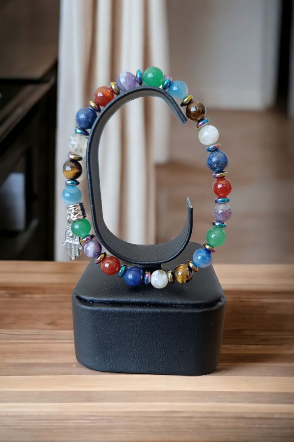 MGA DO AL TA Chakra Bracelet Talisman Bracelet Quantum Energy Bracelet 7 Natural Stone Original Bracelet Trendyol