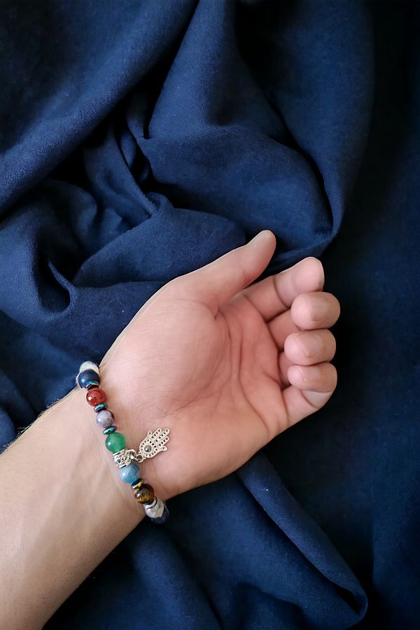 MGA DO AL TA Chakra Bracelet Talisman Bracelet Quantum Energy Bracelet 7 Natural Stone Original Bracelet Trendyol