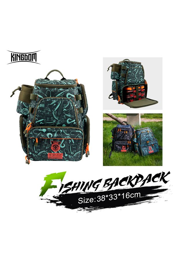 Kingdom fishing backpack online
