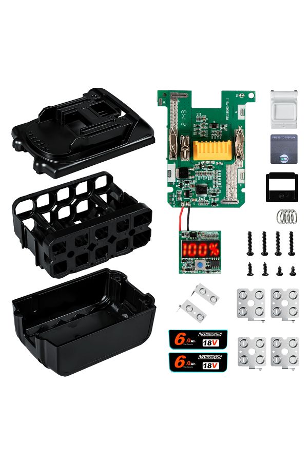 Waitley BL1830 Battery Case For Makita 18V DIY 3.0Ah 6.0Ah 1860 1850 Shell Box With BMS PCB Board Chargin. Trendyol