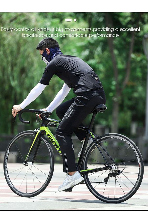 Windproof bike pants top