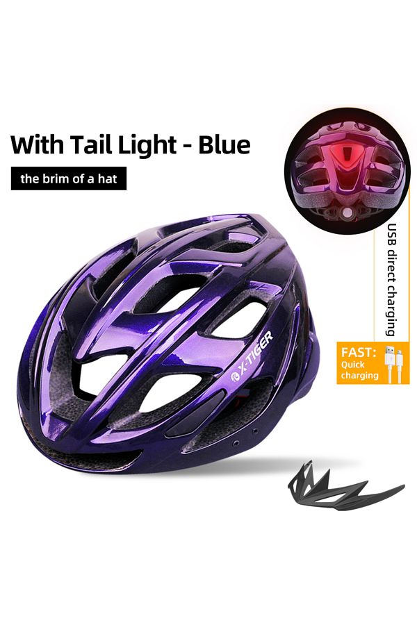 X TIGER Cycling Helmet Man Women LED Light Helmet Road Mountain Bike Helmet Bicycle Helmet Rechar. Trendyol