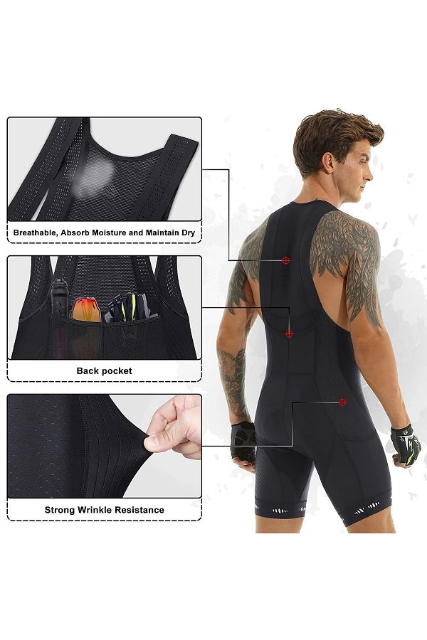 X TIGER Cycling Bib Shorts With Pocket UPF 50 Men s Bike Shorts Quick dry Polyester Competitive Trendyol