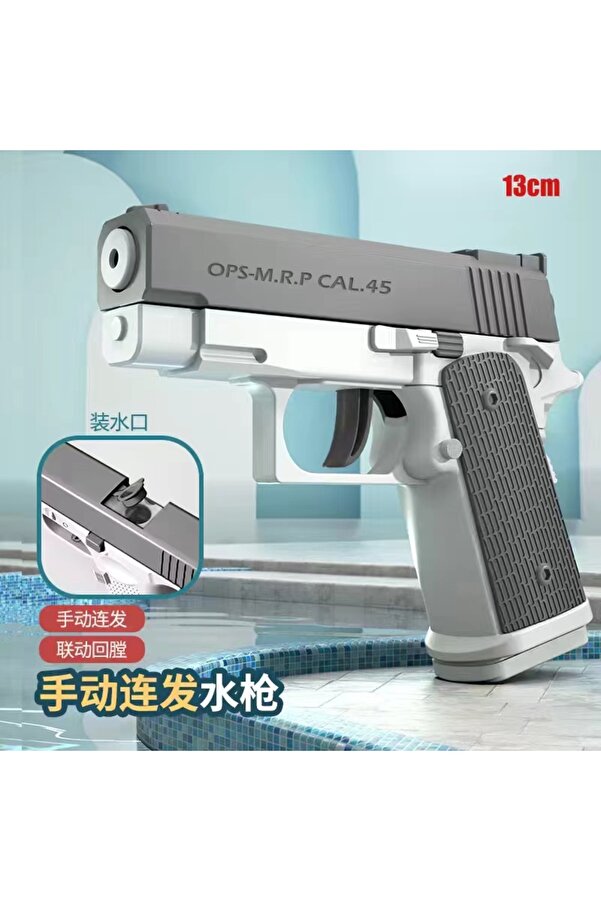 MYGVN Mini Manual Water Gun M1911 Summer Swimming Water Play Toy 