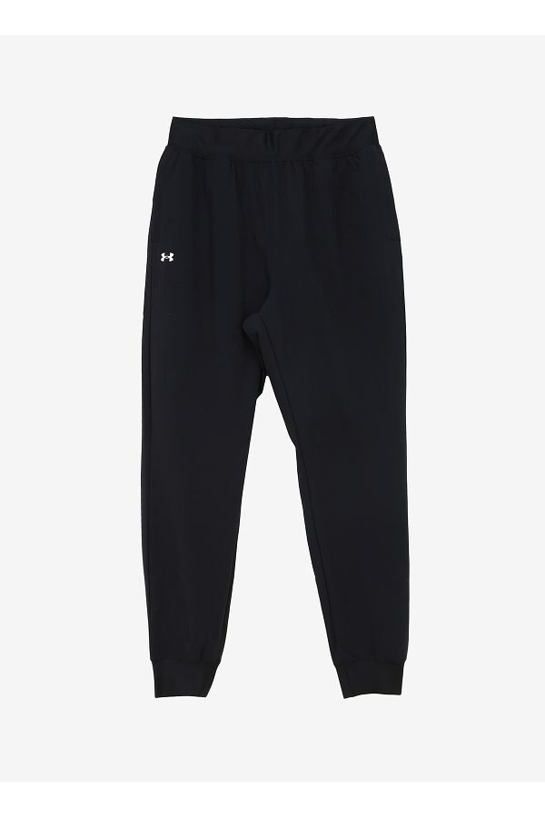 Under Armour-1382727 -001 Armoursport Black Women's Oversize Sweatpants - High Rise W 1