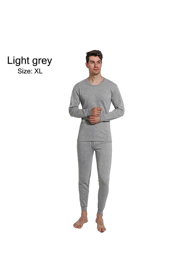 Mens thermal underwear set top & bottom fleece lined online