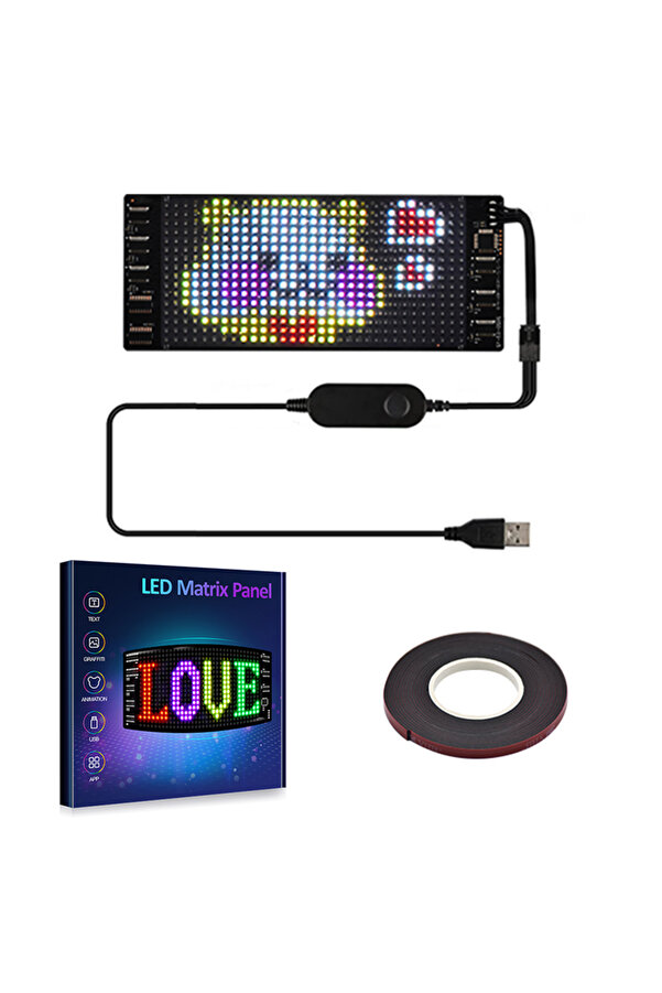 suitsamus LED Matrix Pixel Panel ,USB 5V Flexible Addressable RGB ...