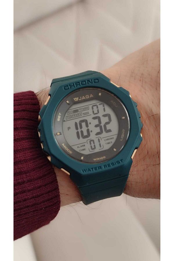 Jaga M1235 Men s Wristwatch Digital 10 Atm Waterproof 2066 Trendyol