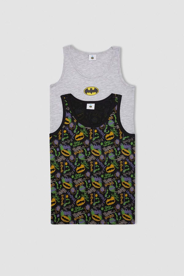DeFacto-Batman 2-teiliges Unterhemd für Jungen C8798a824sm 1